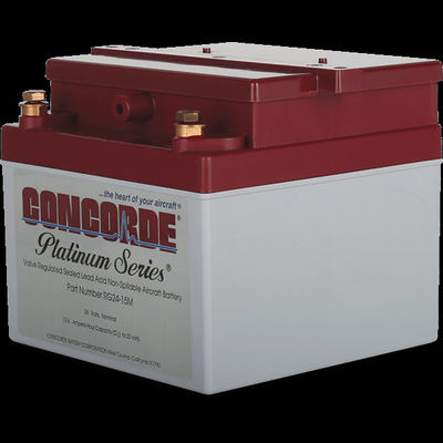 13.6AH VRLA AGM Battery Aircraft Spare Part RG24 15M Concorde Aircraft Battery