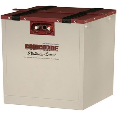 RG-380E 44 FAA Aircraft Spare Parts Premium Concorde Lead Acid Aircraft Battery
