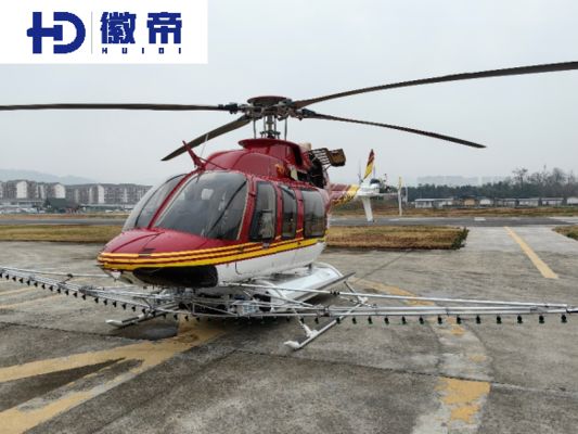 Bell 407 Helicopter Agriculture Spraying Equipment for 12-18m Swath Coverage and Standards